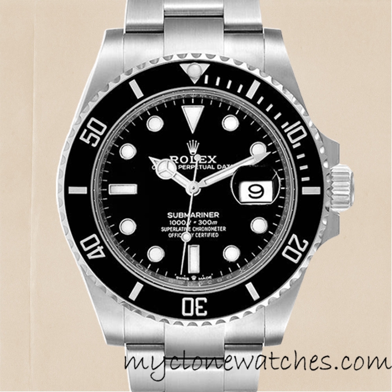 Clone Rolex Submariner Rolex Calibre 2836/2813 Men's 126610LN 15mm Silver-tone - Clone Rolex Watches Of High Quality | Waterproof On Sale